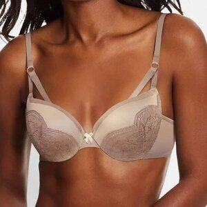 Maidenform Love the Lift Push Up & In Underwire Bra 36C Dusty Mauve 9900 NWT